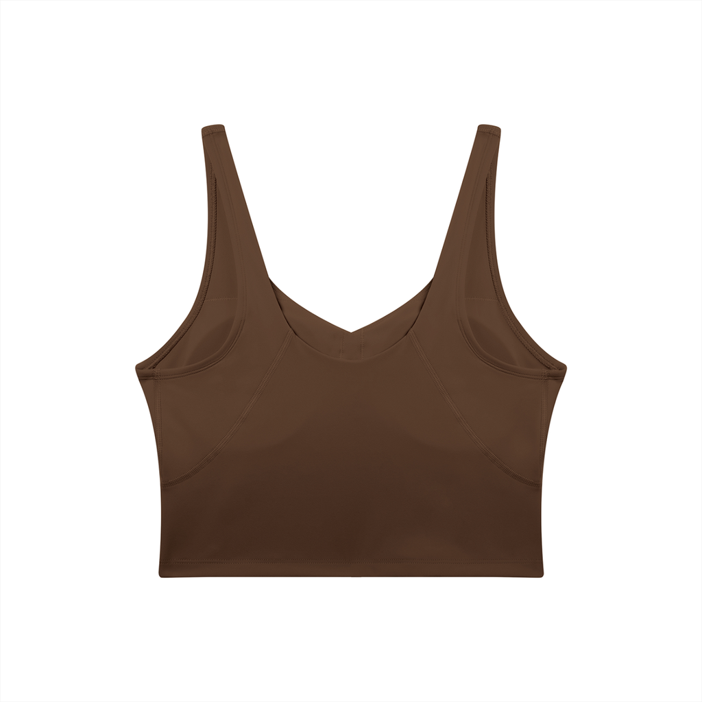 VAGORA WOMEN'S V-NECK YOGA SPORTS BRA