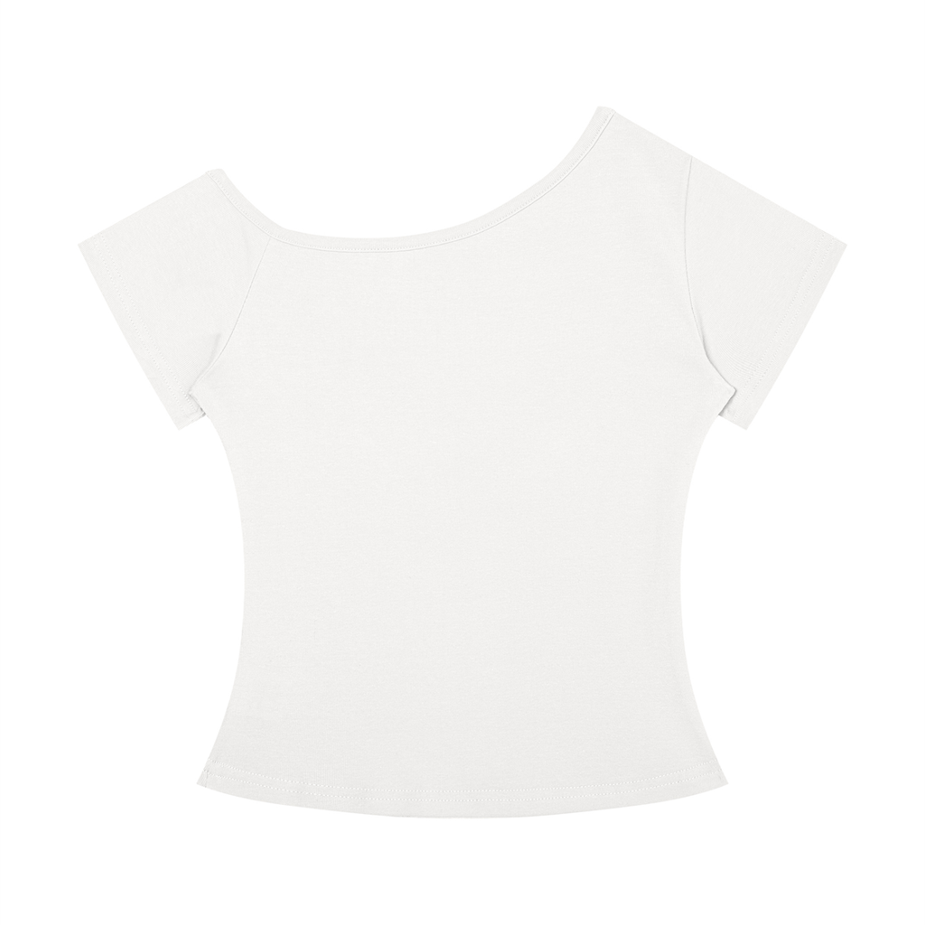VAGORA WOMEN'S OFF-THE-SHOULDER SLIM TEE