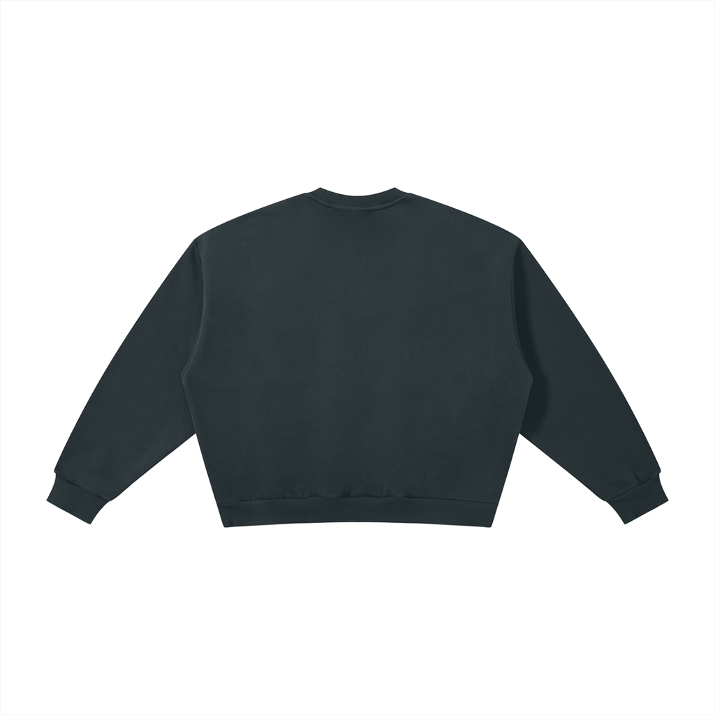 VAGORA Boxy Fleece Crewneck Sweatshirt (345 GSM)