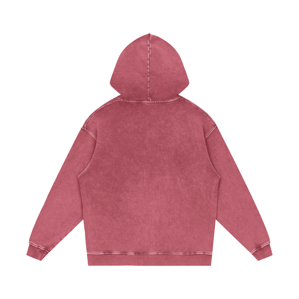 VAGORA Snow Washed Loose Cotton Hoodie (420 GSM)
