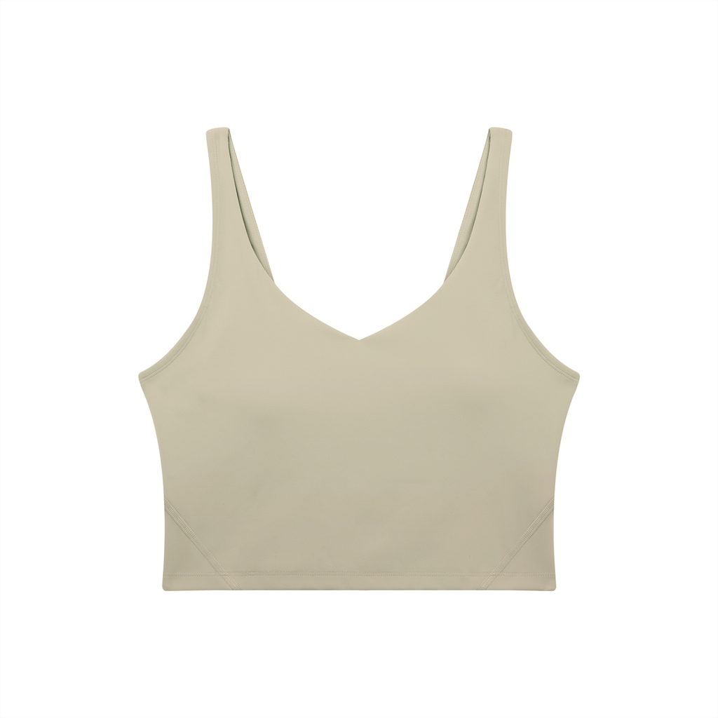 VAGORA WOMEN'S V-NECK YOGA SPORTS BRA
