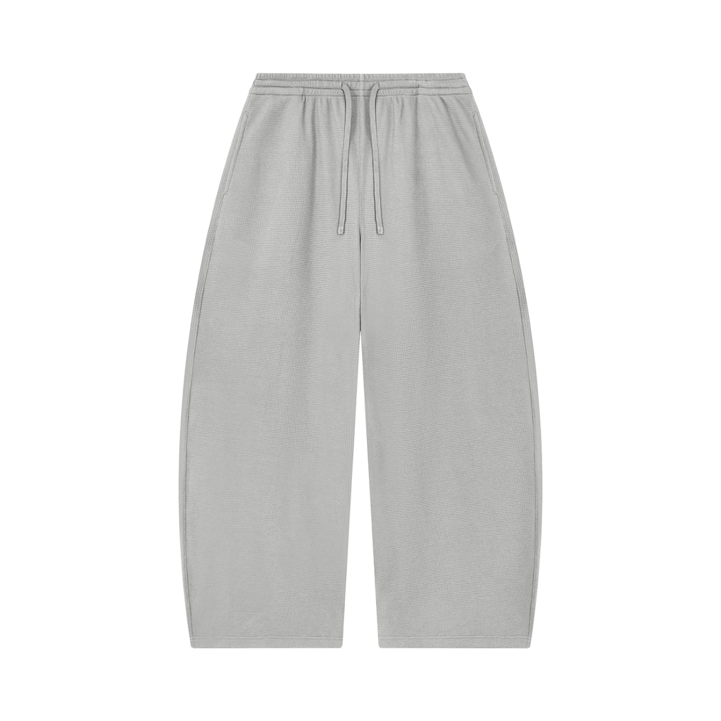 VAGORA Waffle Barrel Leg Sweatpants (360 GSM)