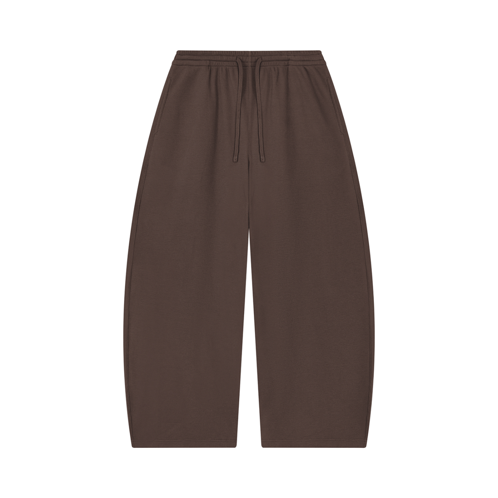 VAGORA Waffle Barrel Leg Sweatpants (360 GSM)