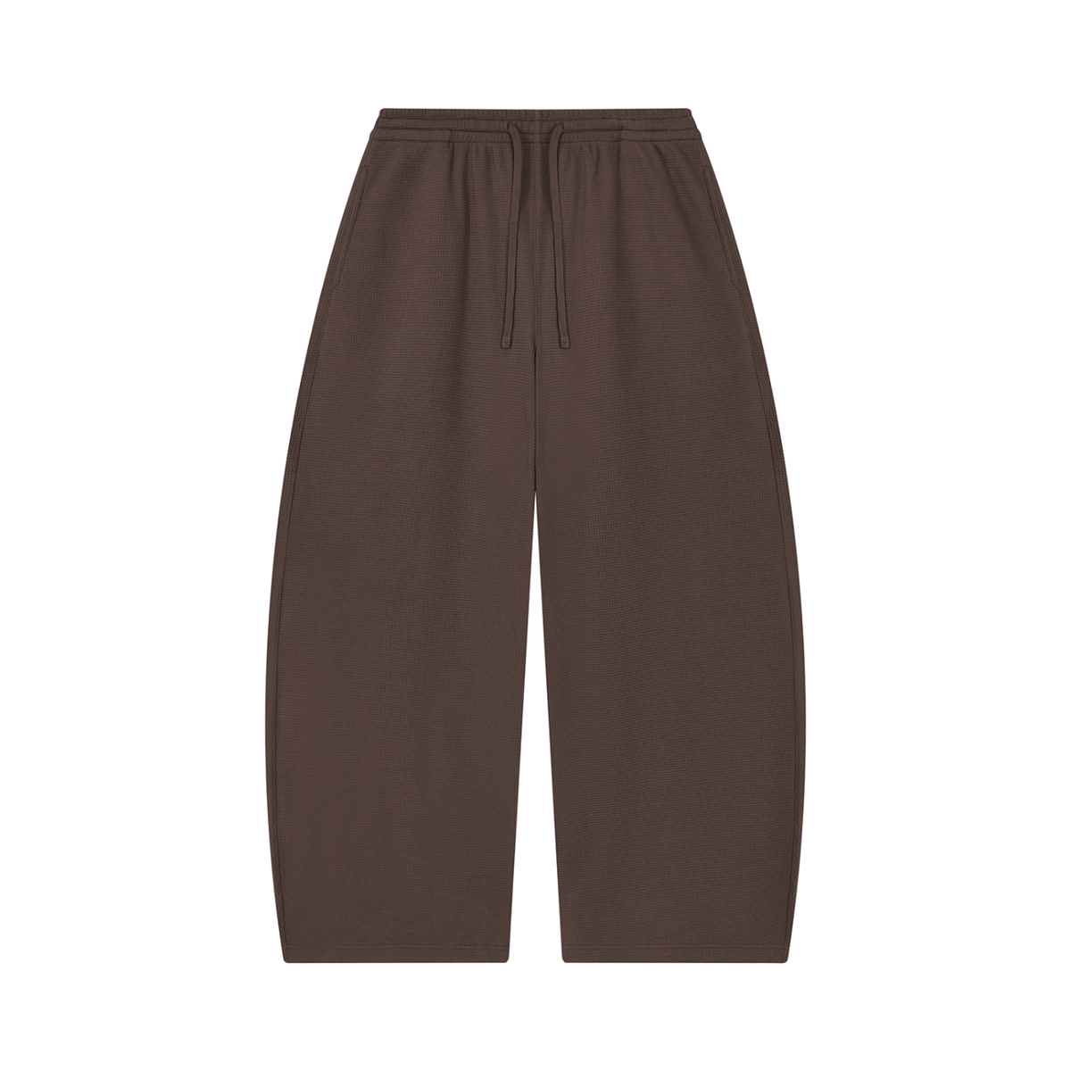 VAGORA Waffle Barrel Leg Sweatpants (360 GSM)