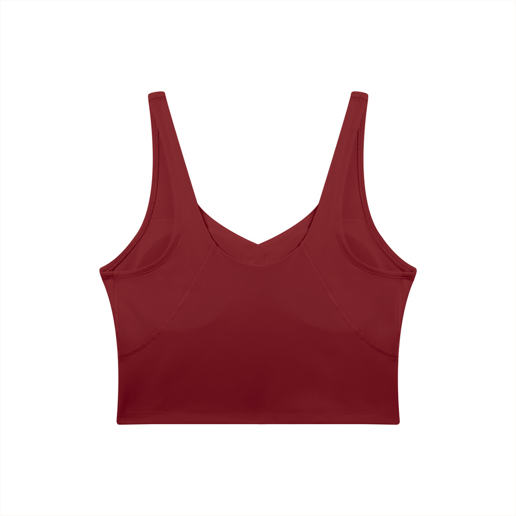 VAGORA WOMEN'S V-NECK YOGA SPORTS BRA
