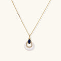 Collar Mystic Celestial - Lapislázuli y Madreperla en Oro 18K