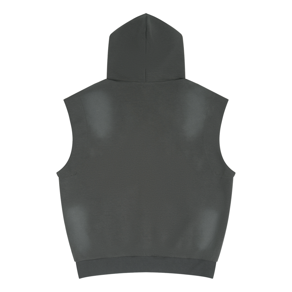 VAGORA Vintage Wash Sleeveless Hoodie