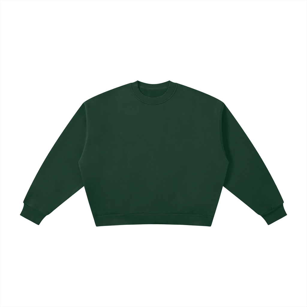 VAGORA Boxy Fleece Crewneck Sweatshirt (345 GSM)