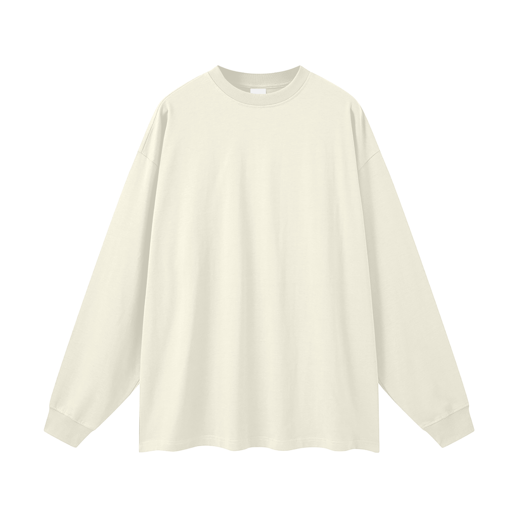 VAGORA Oversized Heavyweight Long Sleeve Tee (305 GSM)