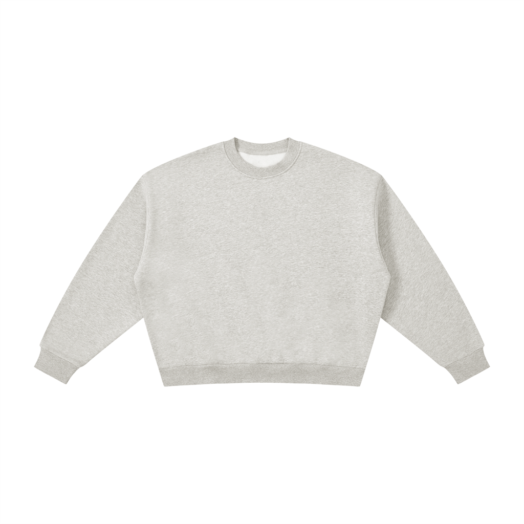 VAGORA Boxy Fleece Crewneck Sweatshirt (345 GSM)