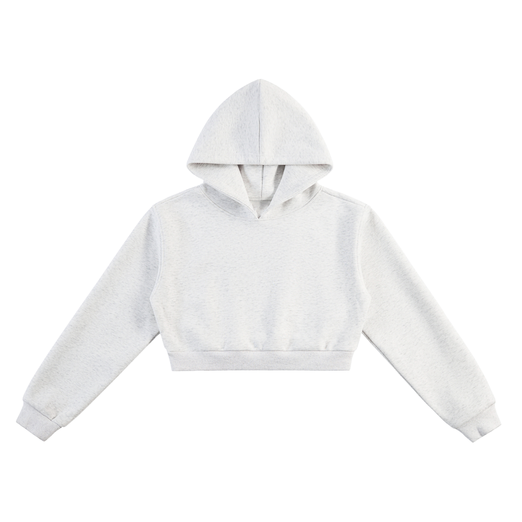 VAGORA Essential Cropped Hoodie (350 GSM)