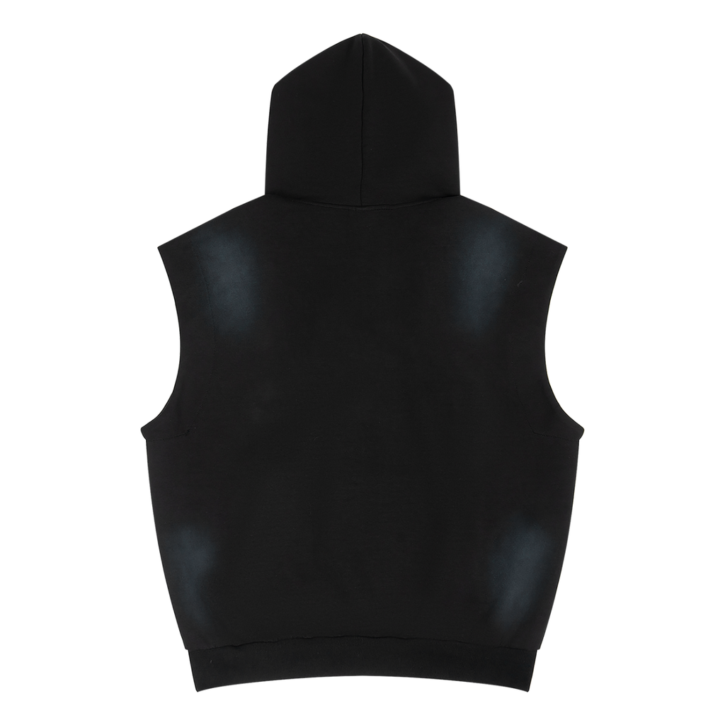 VAGORA Vintage Wash Sleeveless Hoodie