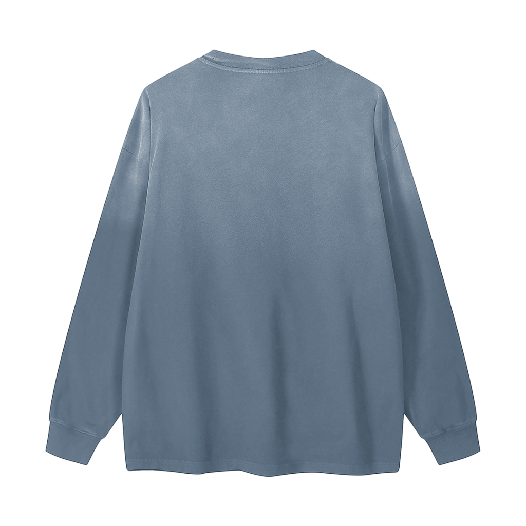 VAGORA Gradient Washed Long Sleeve T-Shirt (270 GSM)