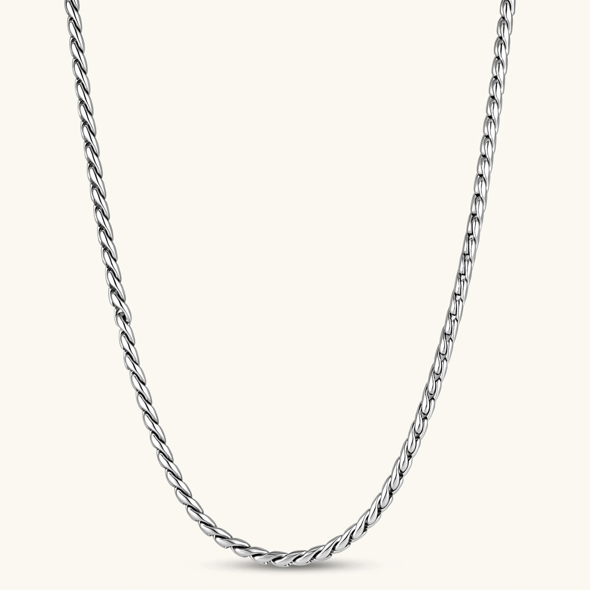 Cadena de Cuerda Torsionada (Twisted Rope) - Acero Inoxidable