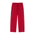 VAGORA Reflection Striped Straight-Leg Sweatpants (365 GSM)