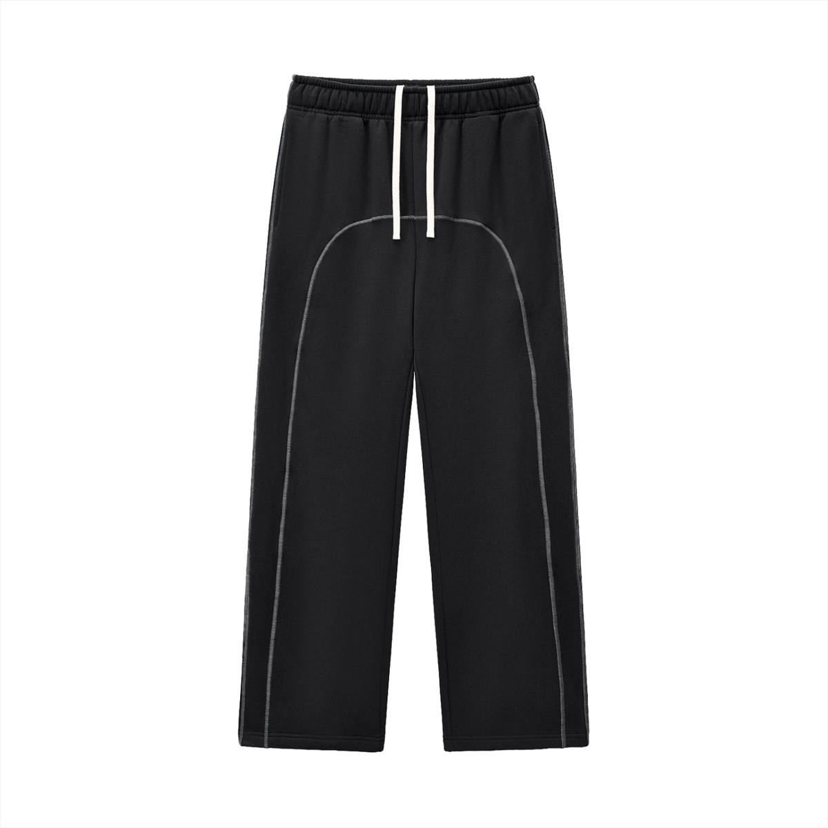 VAGORA Contrast-Stitched Fleece Sweatpants (350 GSM)