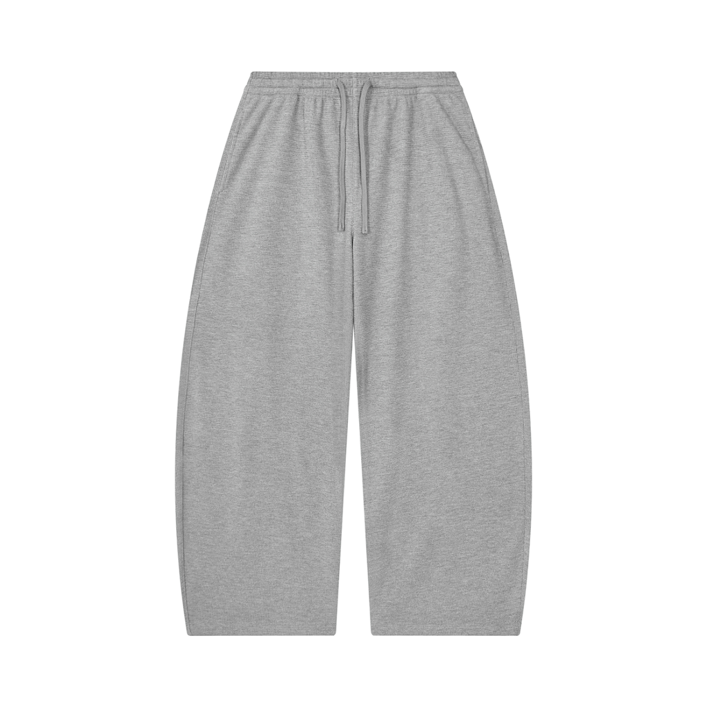 VAGORA Waffle Barrel Leg Sweatpants (360 GSM)