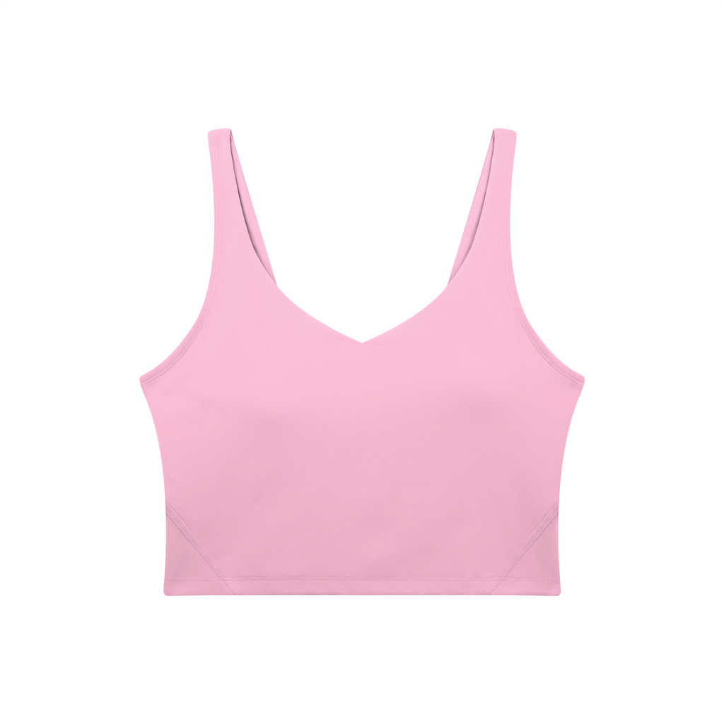 VAGORA WOMEN'S V-NECK YOGA SPORTS BRA
