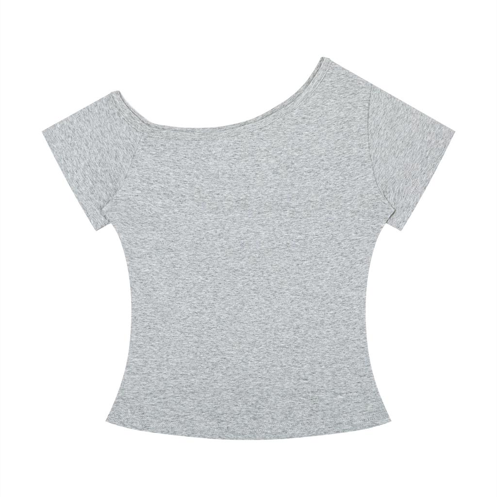 VAGORA WOMEN'S OFF-THE-SHOULDER SLIM TEE