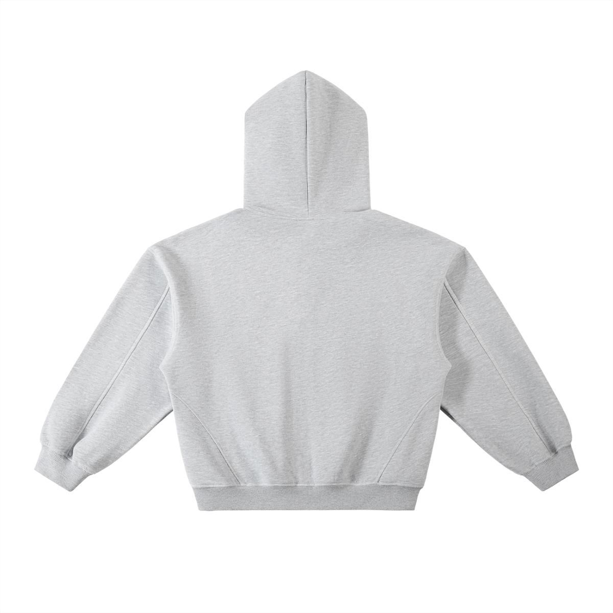 VAGORA Contrast-Stitched Boxy Fleece Hoodie (350 GSM)