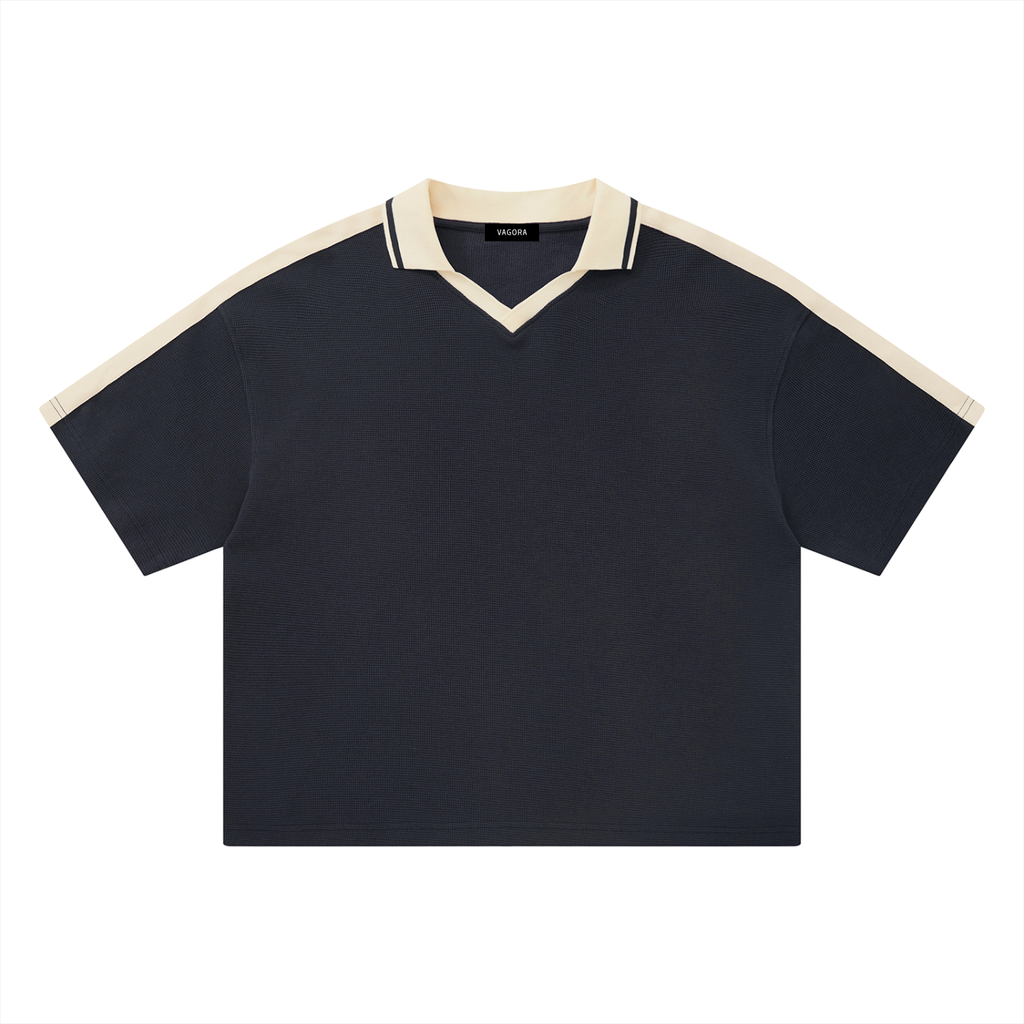 VAGORA Unisex Color Block Polo Shirt (330 GSM)