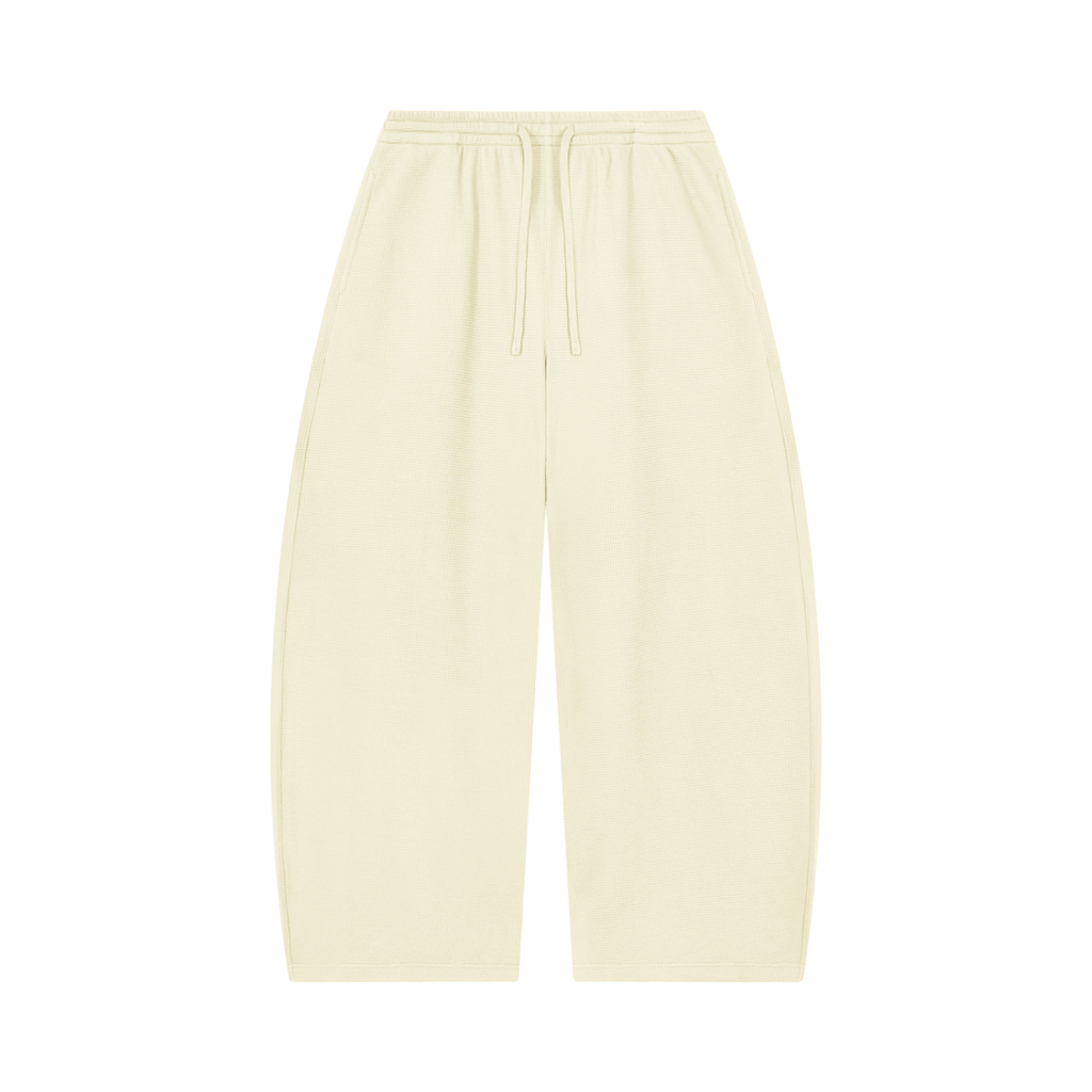 VAGORA Waffle Barrel Leg Sweatpants (360 GSM)