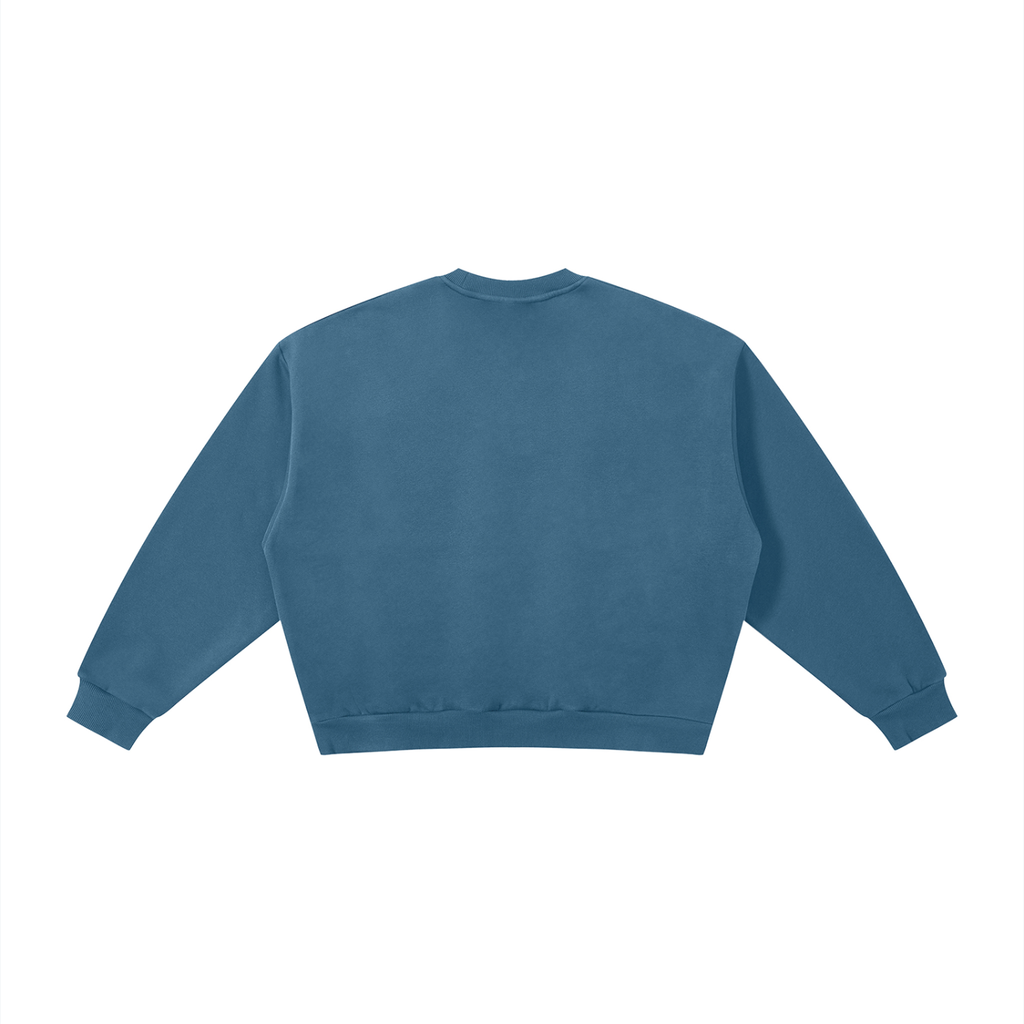 VAGORA Boxy Fleece Crewneck Sweatshirt (345 GSM)