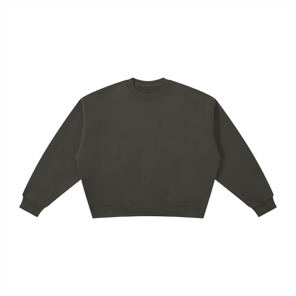 VAGORA Boxy Fleece Crewneck Sweatshirt (345 GSM)