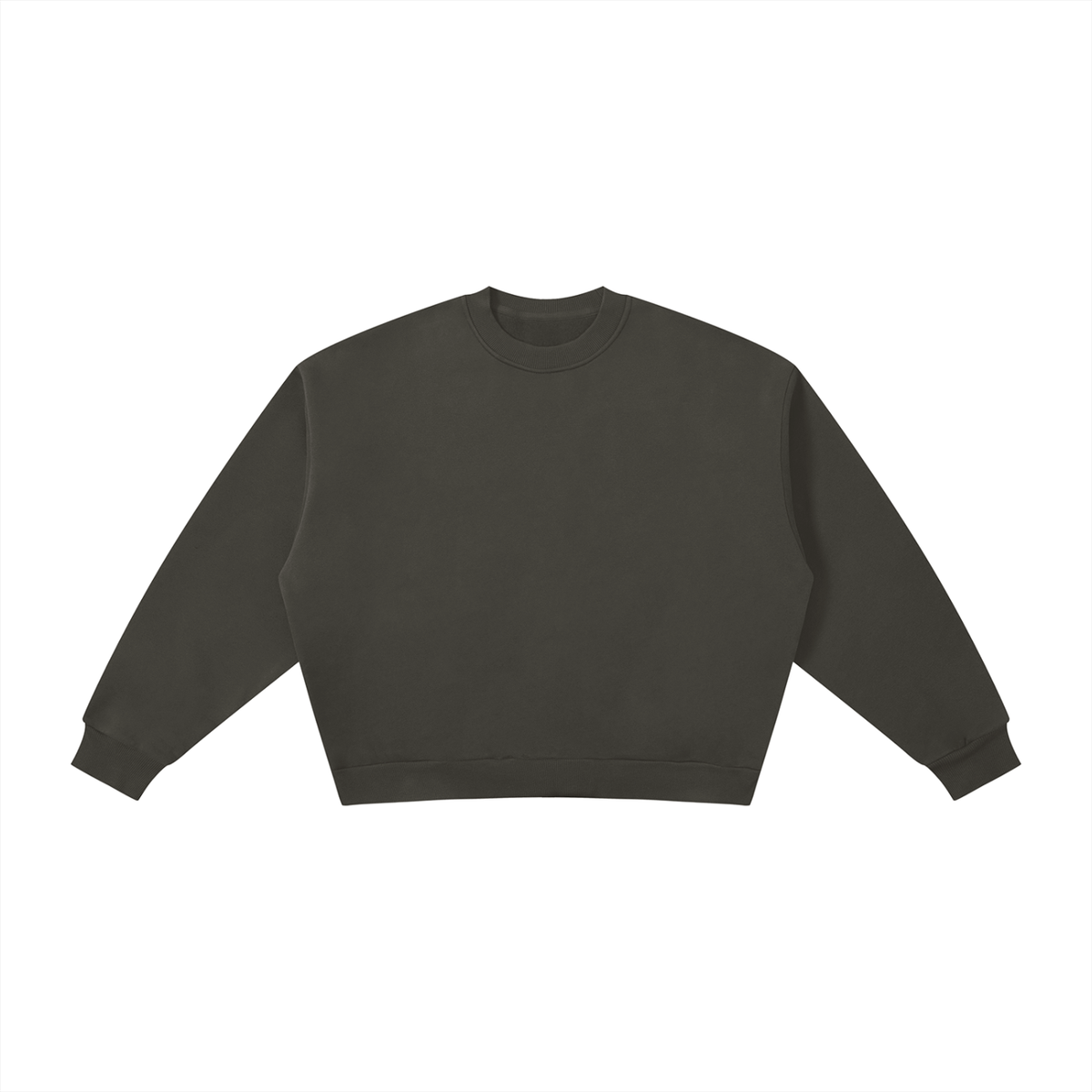 VAGORA Boxy Fleece Crewneck Sweatshirt (345 GSM)