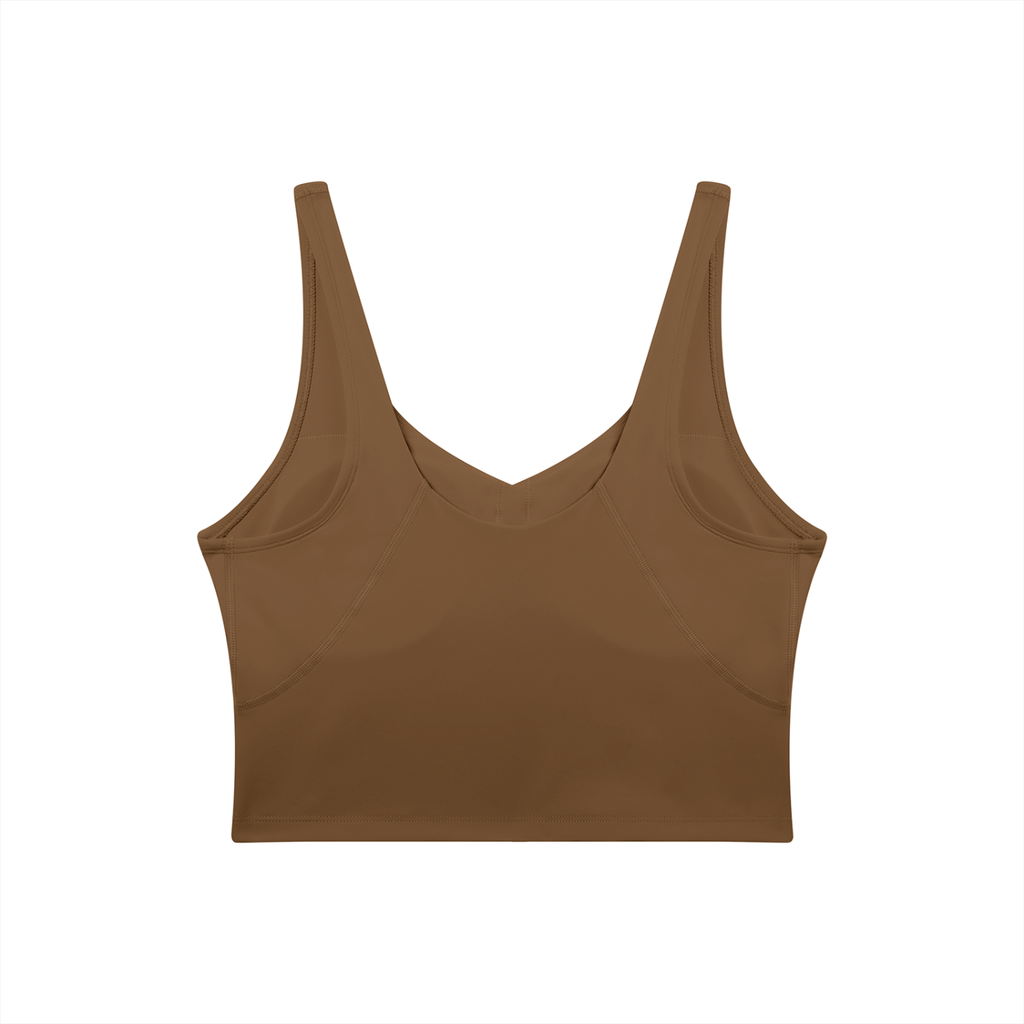 VAGORA WOMEN'S V-NECK YOGA SPORTS BRA