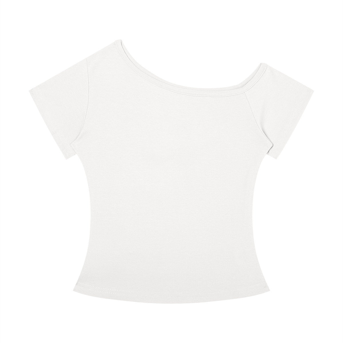 VAGORA WOMEN'S OFF-THE-SHOULDER SLIM TEE