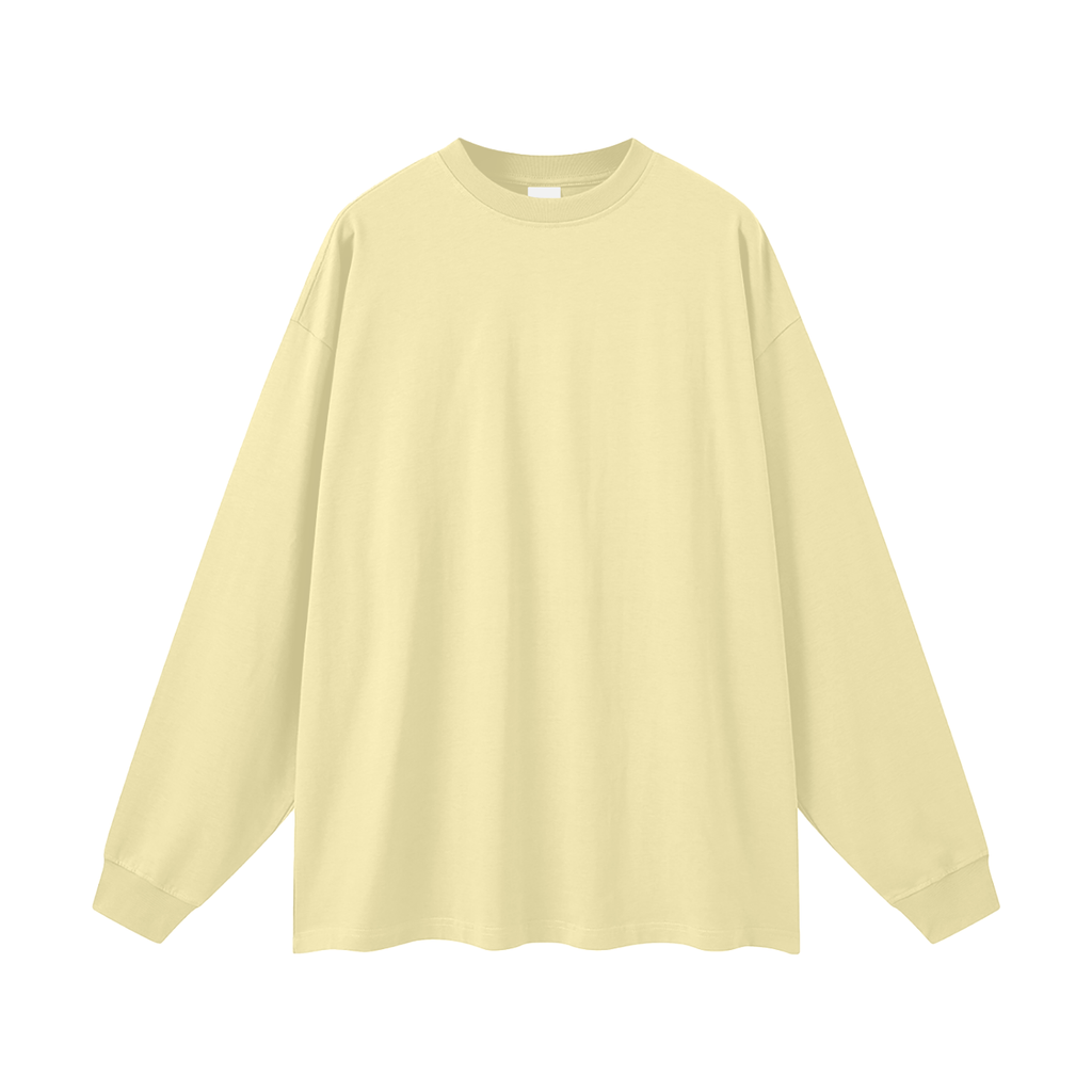 VAGORA Oversized Heavyweight Long Sleeve Tee (305 GSM)