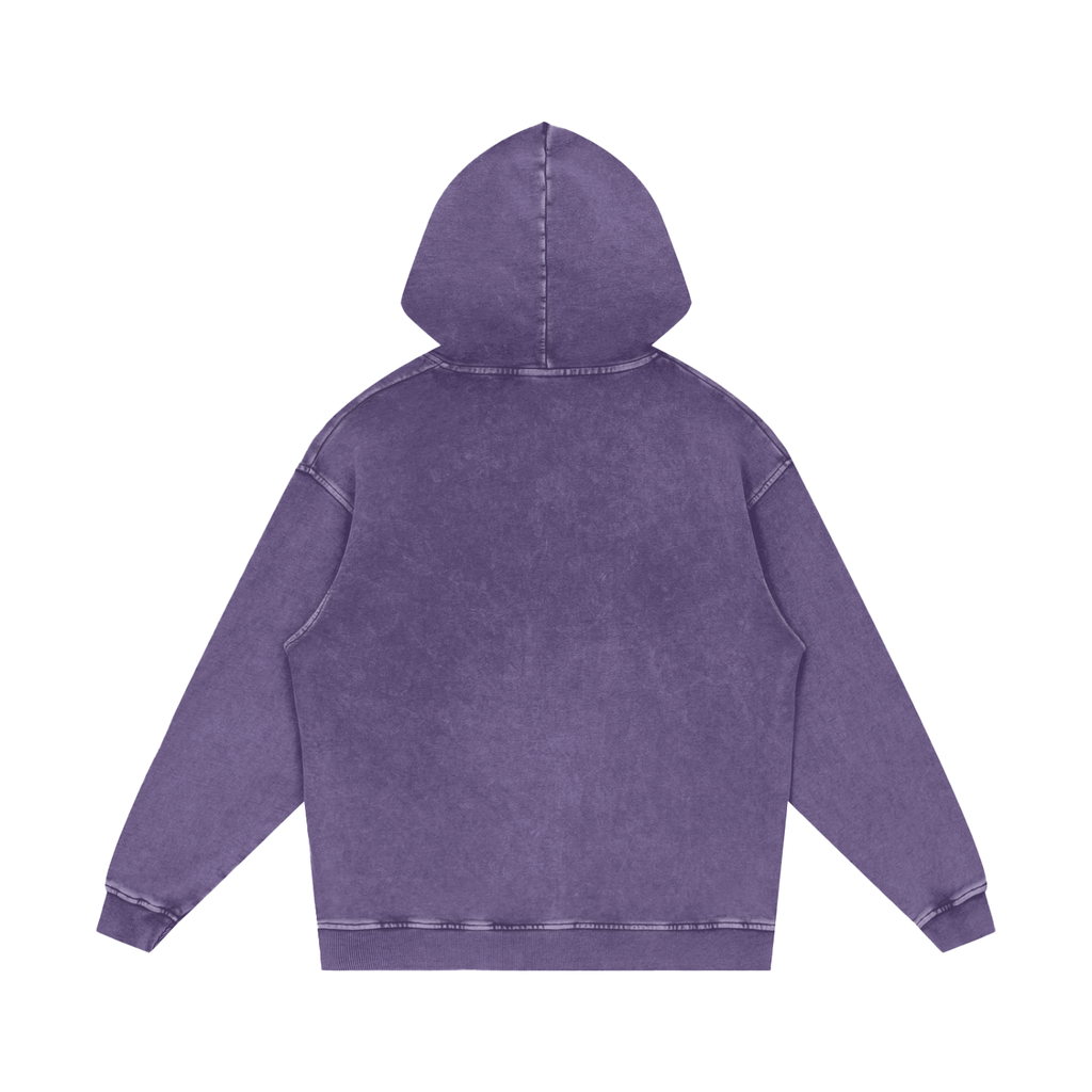 VAGORA Snow Washed Loose Cotton Hoodie (420 GSM)