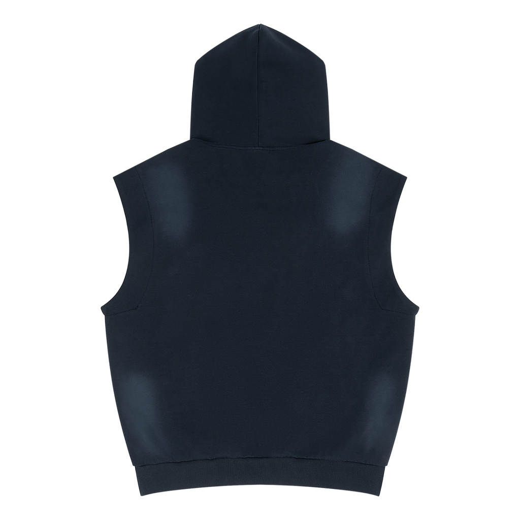 VAGORA Vintage Wash Sleeveless Hoodie