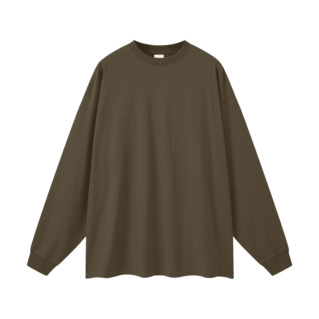 VAGORA Oversized Heavyweight Long Sleeve Tee (305 GSM)