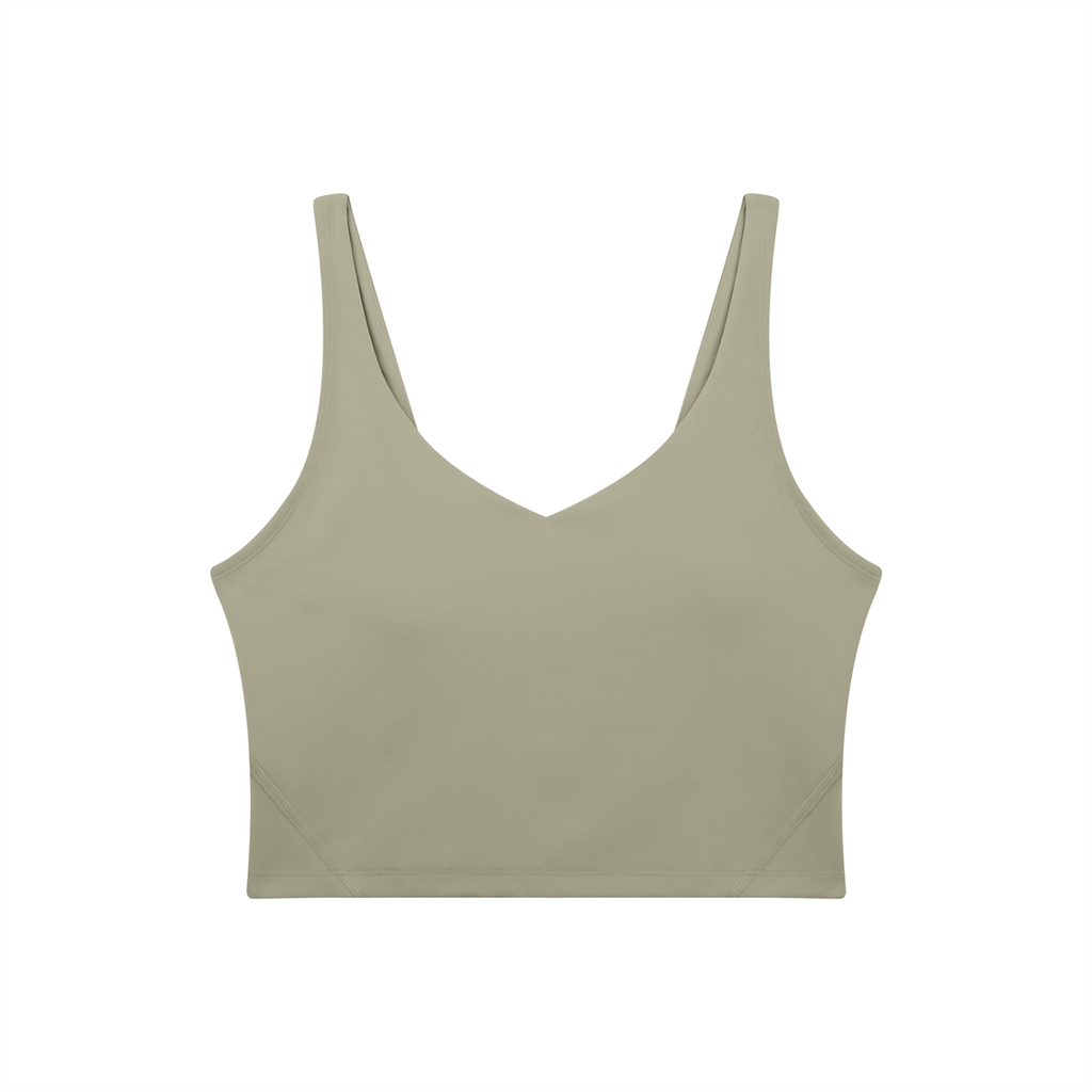 VAGORA WOMEN'S V-NECK YOGA SPORTS BRA