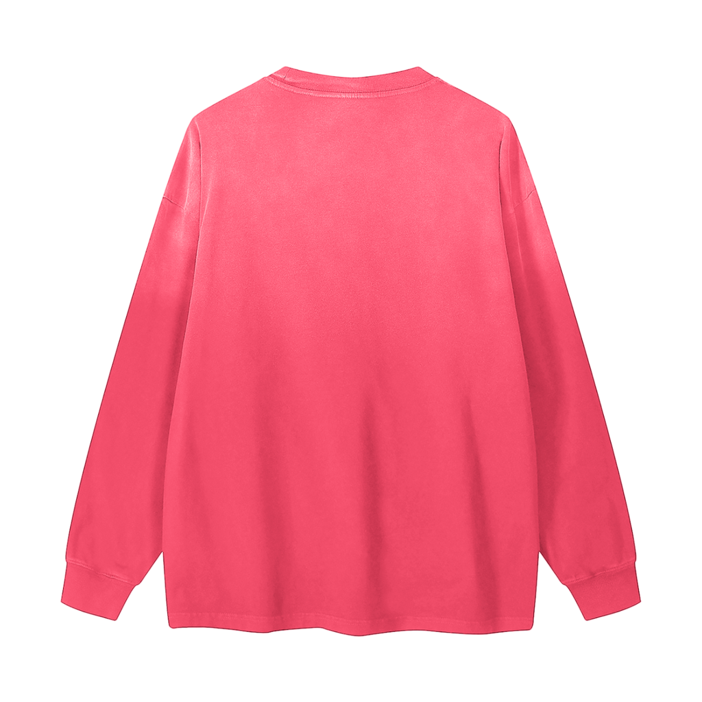 VAGORA Gradient Washed Long Sleeve T-Shirt (270 GSM)