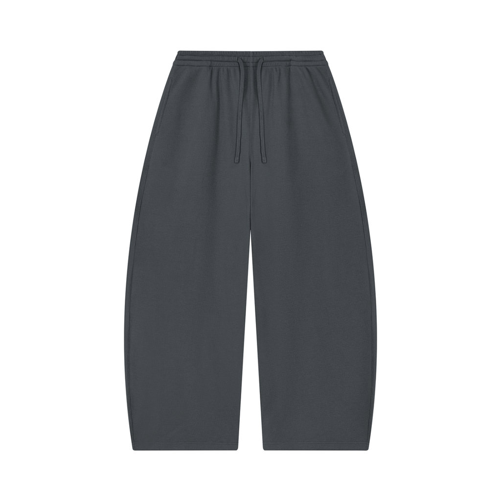 VAGORA Waffle Barrel Leg Sweatpants (360 GSM)
