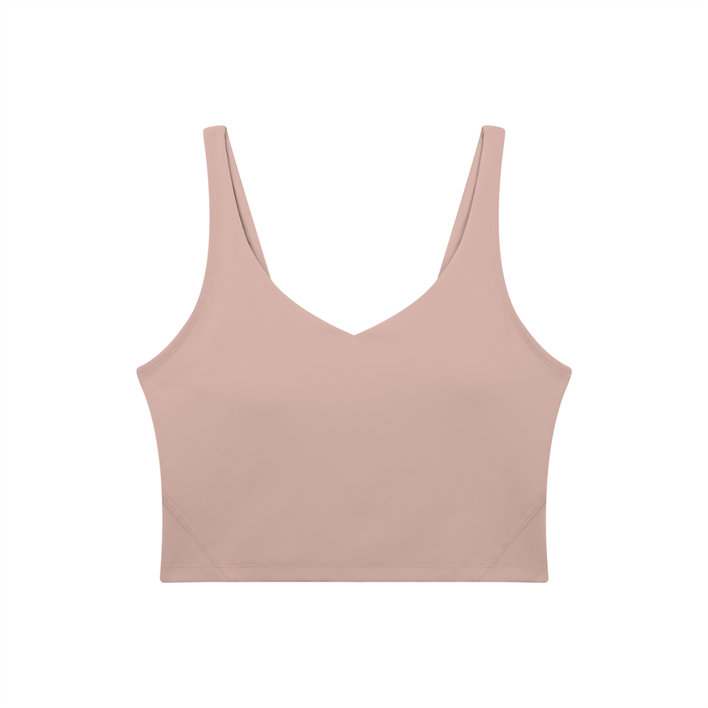 VAGORA WOMEN'S V-NECK YOGA SPORTS BRA
