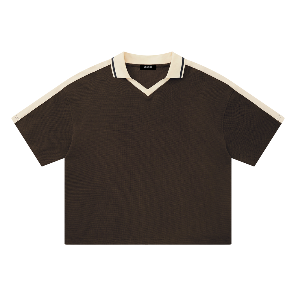 VAGORA Unisex Color Block Polo Shirt (330 GSM)