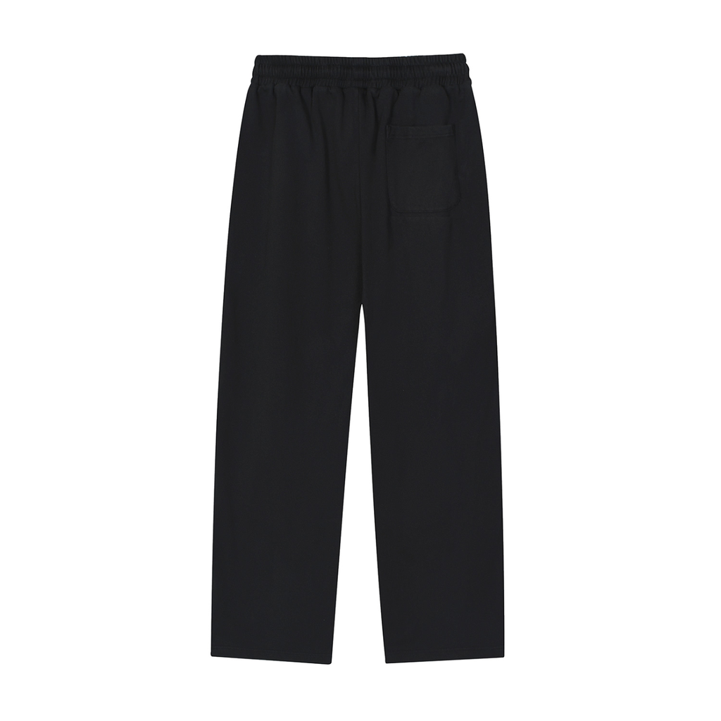 VAGORA Reflection Striped Straight-Leg Sweatpants (365 GSM)