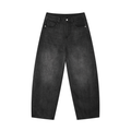 VAGORA Men's Sunfade Vintage Wash Barrel Leg Jeans (310 GSM)