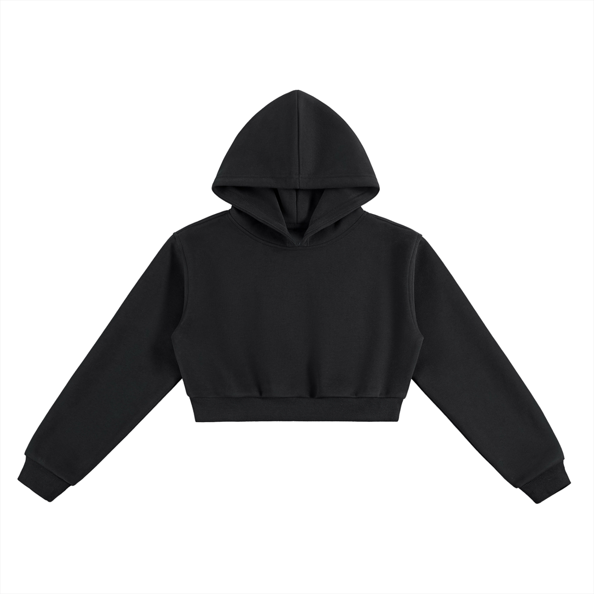 VAGORA Essential Cropped Hoodie (350 GSM)