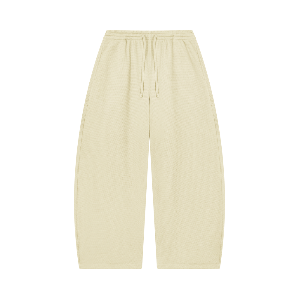 VAGORA Waffle Barrel Leg Sweatpants (360 GSM)