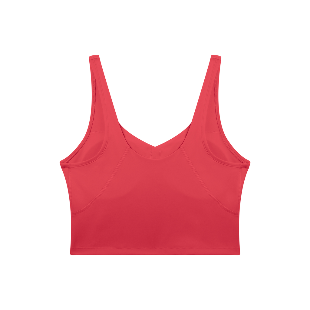VAGORA WOMEN'S V-NECK YOGA SPORTS BRA
