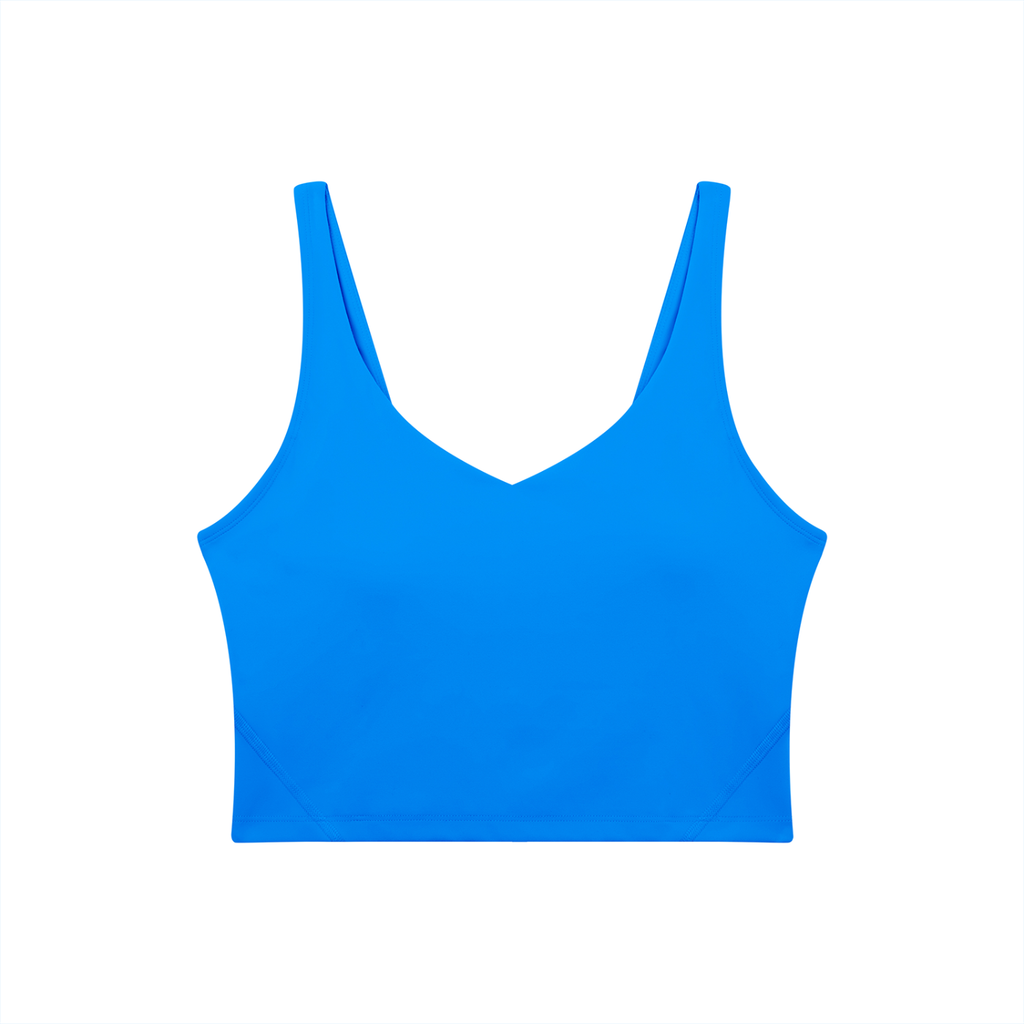 VAGORA WOMEN'S V-NECK YOGA SPORTS BRA
