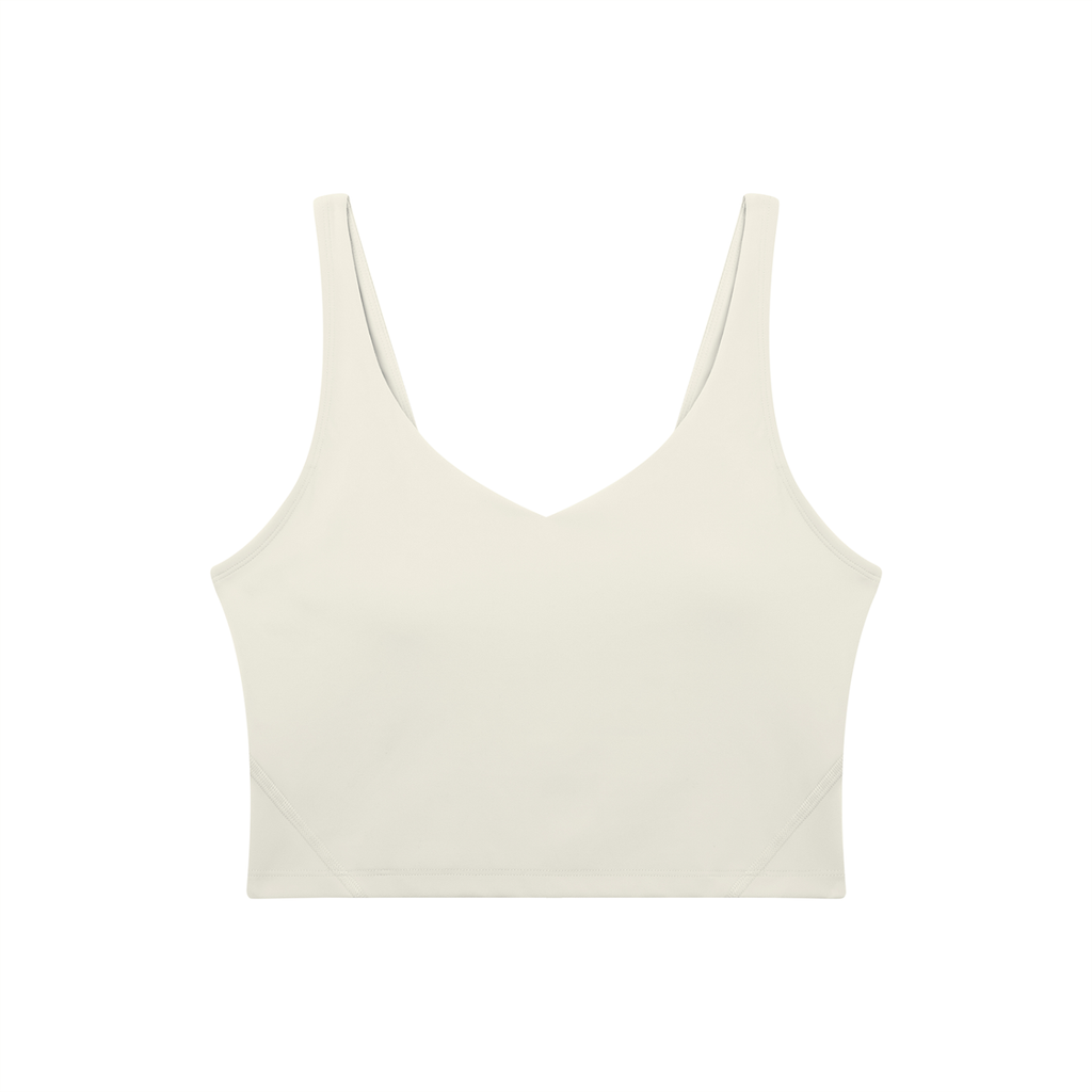 VAGORA WOMEN'S V-NECK YOGA SPORTS BRA