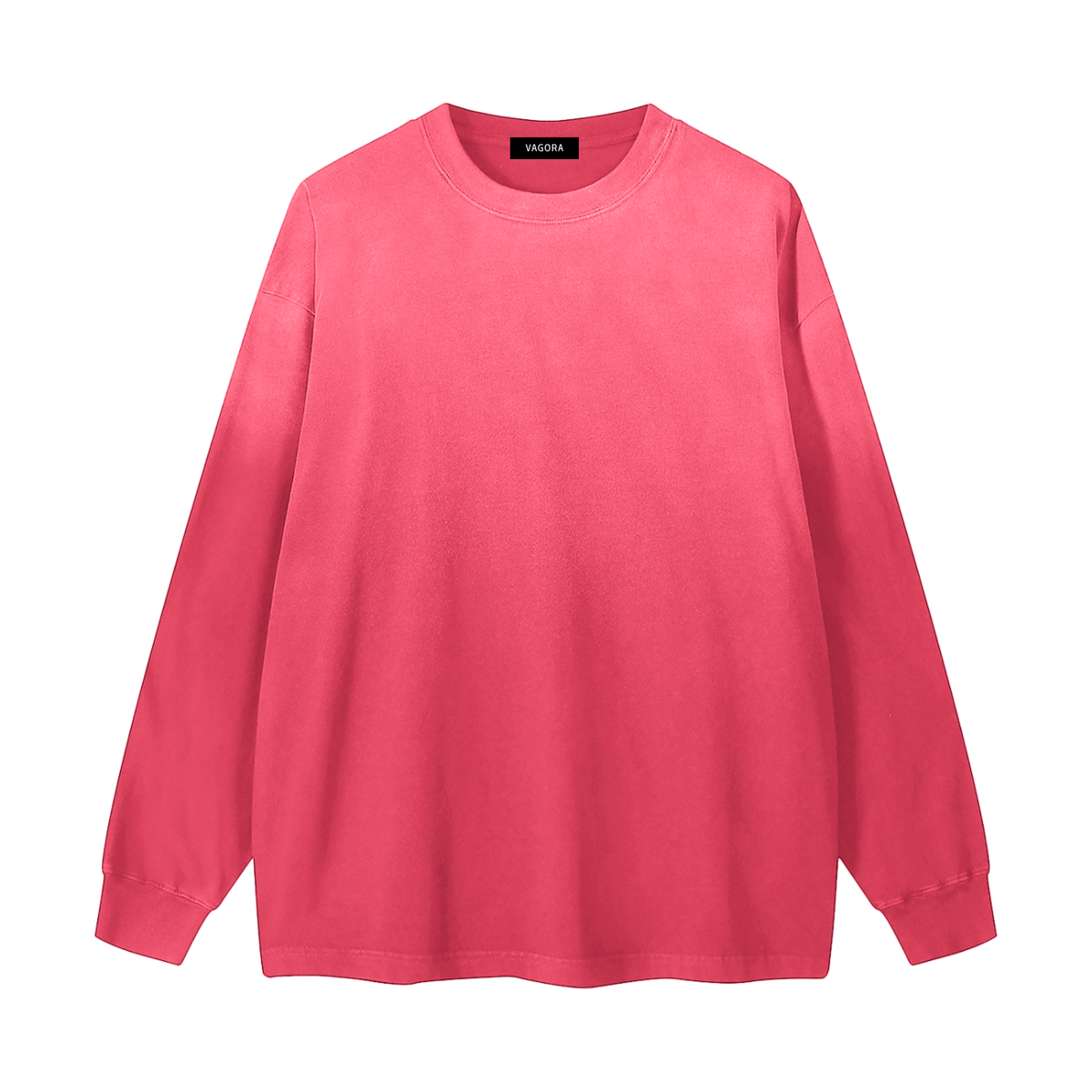 VAGORA Gradient Washed Long Sleeve T-Shirt (270 GSM)