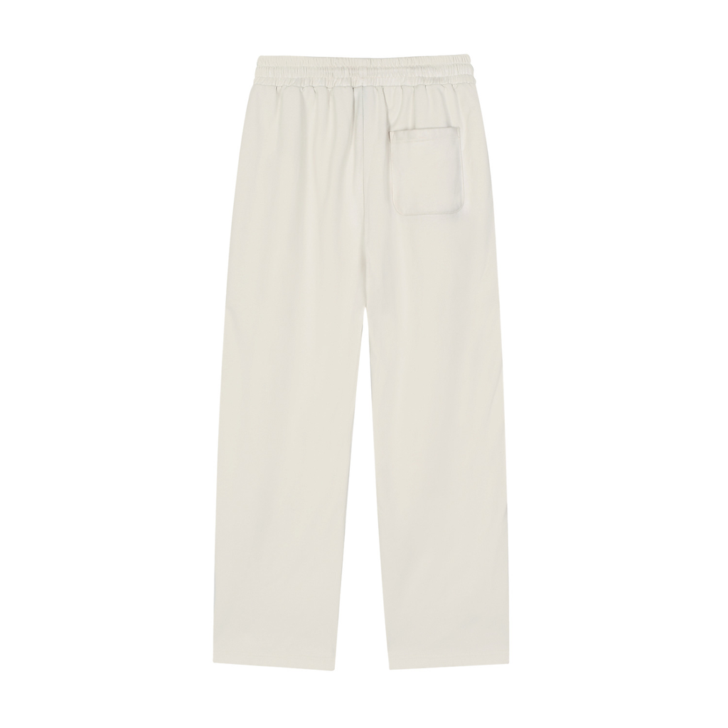 VAGORA Reflection Striped Straight-Leg Sweatpants (365 GSM)
