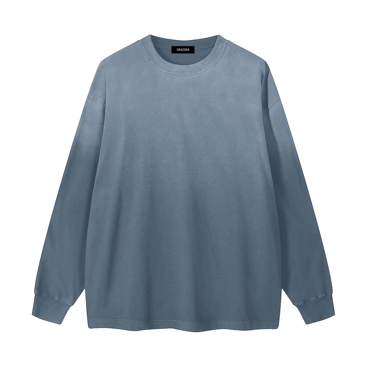 VAGORA Gradient Washed Long Sleeve T-Shirt (270 GSM)